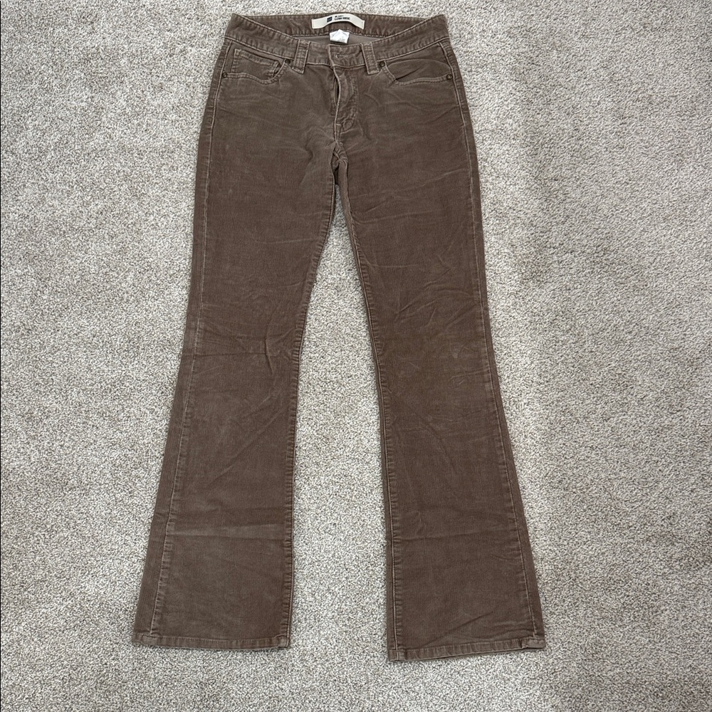 GAP Tan Corduroy Low Rise Pants